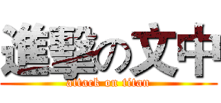 進擊の文中 (attack on titan)