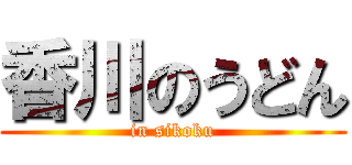 香川のうどん (in sikoku)
