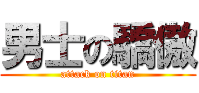 男士の驕傲 (attack on titan)