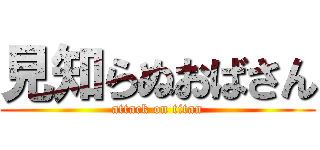 見知らぬおばさん (attack on titan)