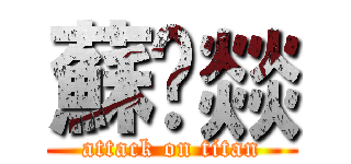 蘇尛燚 (attack on titan)