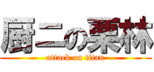 厨ニの栗林 (attack on titan)