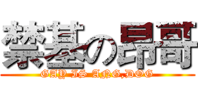 禁基の昂哥 (GAY IS ANG,DOG)