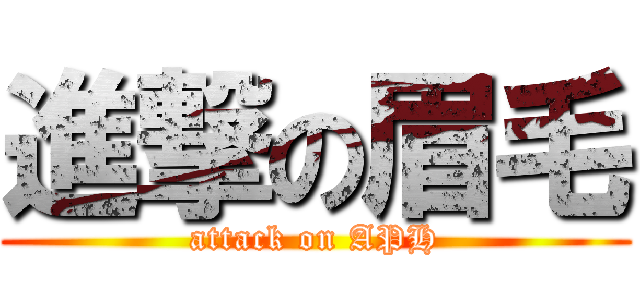 進撃の眉毛 (attack on APH)
