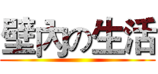 壁內の生活 ()