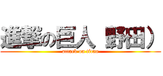 進撃の巨人（野田） (attack on titan)
