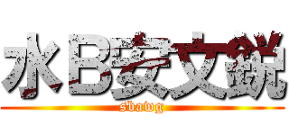 水Ｂ安文鋭 (sbawg)