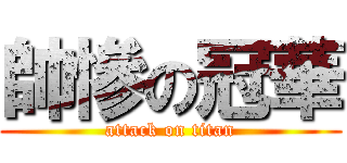 帥慘の冠華 (attack on titan)
