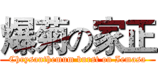 爆菊の家正 (Chrysanthemum burst on Iemasa)