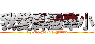 我愛霹靂華小 (I Love SJKC Perak)