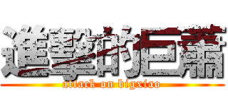 進擊的巨蕭 (attack on bigxiao)