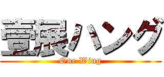 壹展ハング (One Wing)