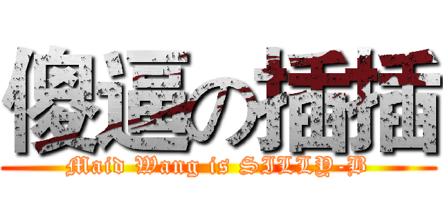 傻逼の插插 (Maid Wang is SILLY-B)