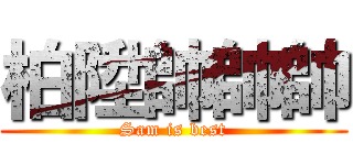 柏陞帥帥帥 (Sam is best)