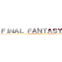 ＦＩＮＡＬ ＦＡＮＴＡＳＹ ＸＩＩＩ (Lightning)