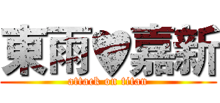 東雨♥嘉新 (attack on titan)
