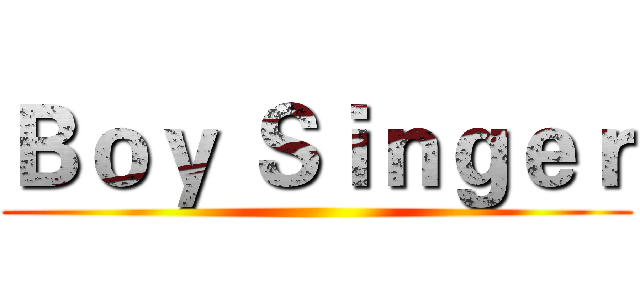 Ｂｏｙ Ｓｉｎｇｅｒ ()