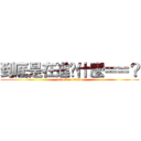 到底是在進擊什麼＝＝？ (attack on titan)