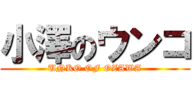 小澤のウンコ (UNKO OF OZAWA)