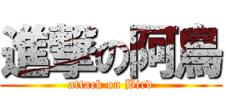 進撃の阿鳥 (attack on Bird)