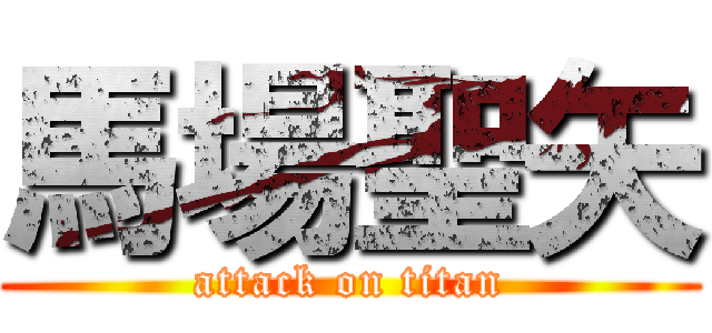 馬場聖矢 (attack on titan)