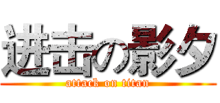 进击の影夕 (attack on titan)