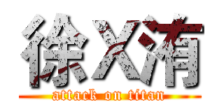徐Ｘ洧 (attack on titan)