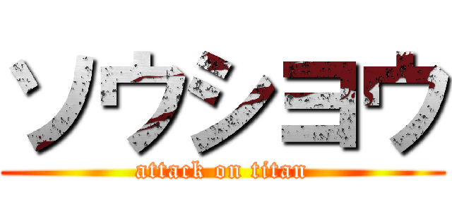 ソウシヨウ (attack on titan)