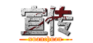 宣传 (xuanchuan)
