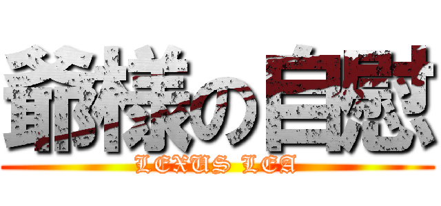 爺様の自慰 (LEXUS LEA)