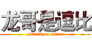 龙哥是逗比 (attack on titan)