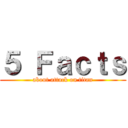 ５ Ｆａｃｔｓ (about attack on titan)