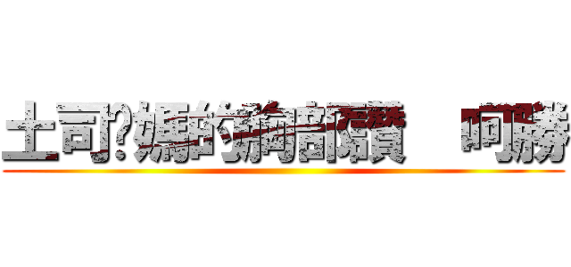 土司你媽的胸部讚  呵勝 ()
