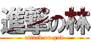 進撃の林 (attack on god)