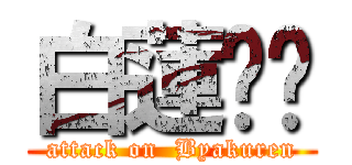 白蓮髒髒 (attack on  Byakuren)