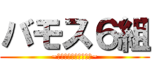 バモス６組 (~靴紐と絆を結ぶ体育祭~)