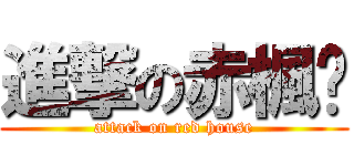 進撃の赤楓巔 (attack on red house)