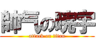 帥气の暁宇 (attack on titan)