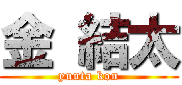 金 結太 (yuuta kon)