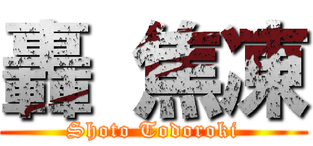 轟 焦凍 (Shoto Todoroki)