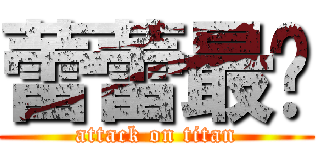 蕾蕾最强 (attack on titan)