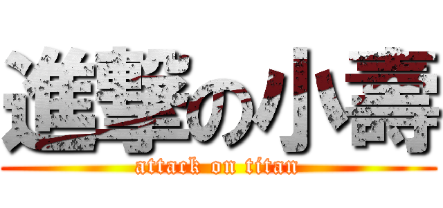 進撃の小壽 (attack on titan)