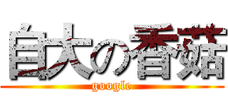 自大の香菇 (google)