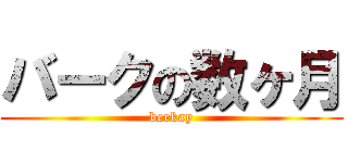 バークの数ヶ月 (berkay)
