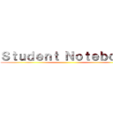 Ｓｔｕｄｅｎｔ Ｎｏｔｅｂｏｏｋ ()