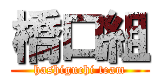 橋口組 (hashiguchi team)