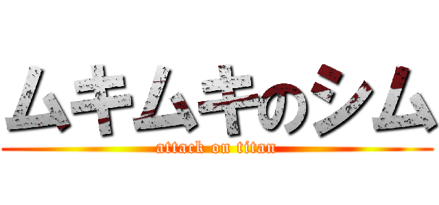 ムキムキのシム (attack on titan)