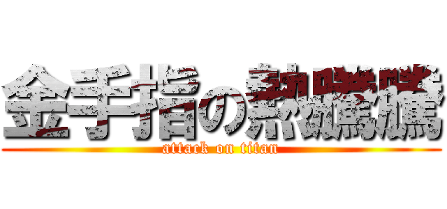 金手指の熱騰騰 (attack on titan)