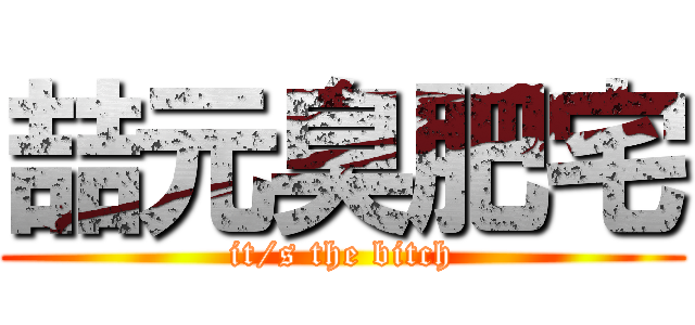 喆元臭肥宅 (it/s the bitch)