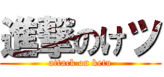 進撃のけツ (attack on ketu)